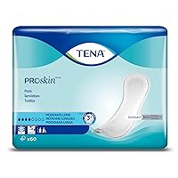 TENA ProSkin Moderate Long Absorbent Pads for Women, Long Length, 180 total
