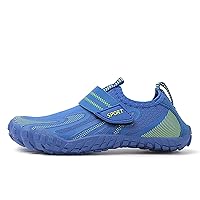 Kid's Water Shoes Boys and Girls Classic Buckle Beach Shoes Quick Drying Surfing Sports Shoes Lightweight Carrying Indoor Swimming Pool Shoes Non Slip and Breathable Barefoot Shoes
