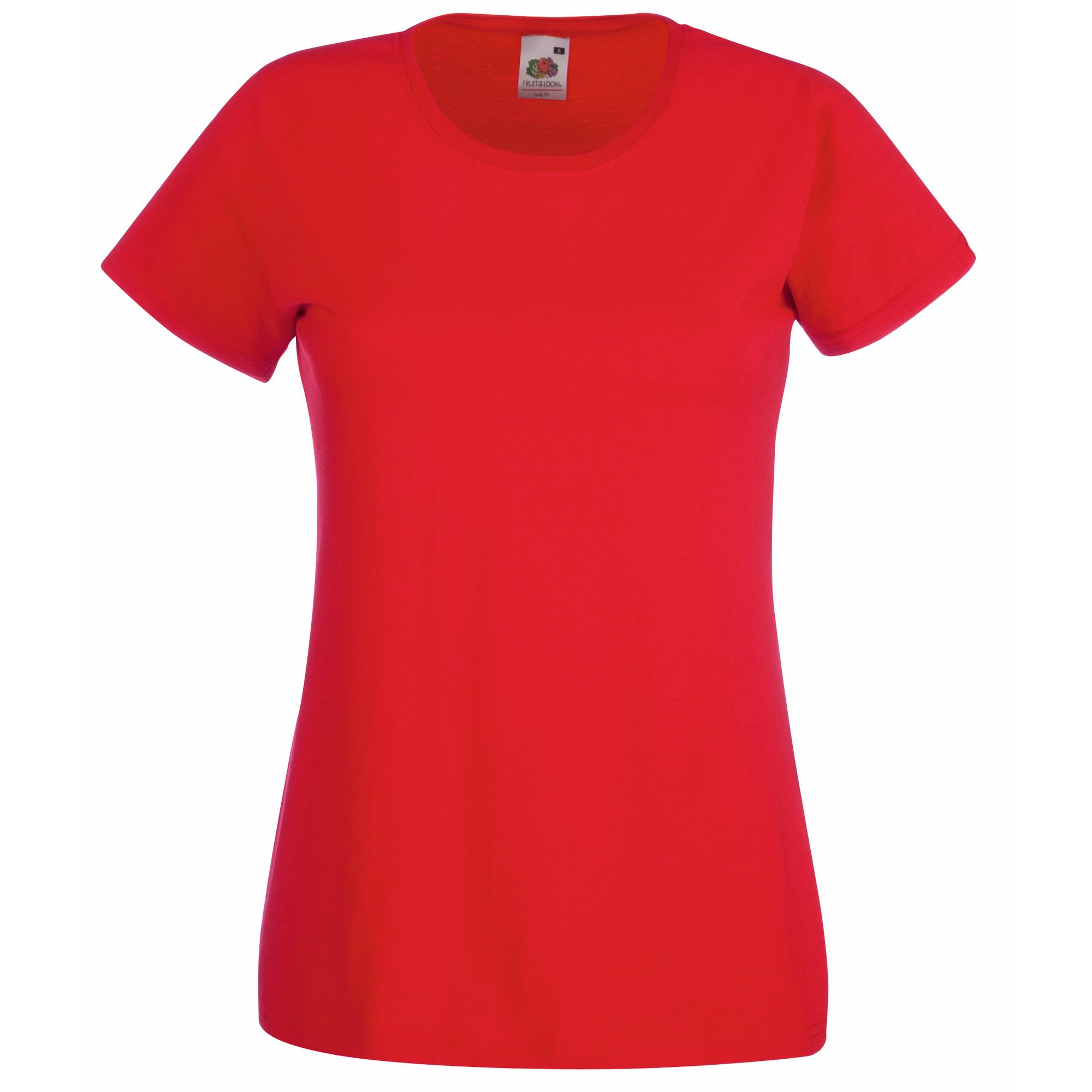 Fruit Of The Loom.. Ladies/Womens Lady-Fit Valueweight Short Sleeve T-Shirt