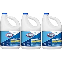 Clorox Germicidal Bleach, 121 Ounce Bottle, Pack of 3 (Package May Vary)