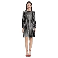 Maggy London Women's Long Sleeve Dress with Pintuck Bodice Detail