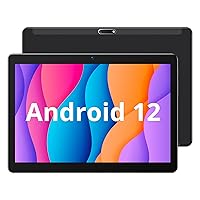 Dragon Touch MAX10 Android Tablets 10 inch Tablet with 32GB Storage, 256GB Expandable Storage, Android 12, 3GB RAM, Quad-Core Processor, HD IPS Display, 5G WiFi, USB Type C Port (2023 Release)