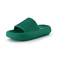 CUSHIONAIRE Women's Feather Cloud Recovery Slide Sandals with +Comfort