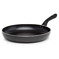 Ecolution Easy to Clean, Comfortable Handle, Even Heating, Dishwasher Safe Pots and Pans, 12.5-Inch Frypan, Black
