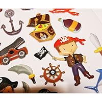 Kids' Decoration Board - Pirates - 3D Stickers