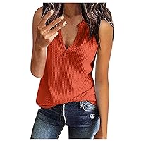 Women Tops Ribbed Tank Tops Summer Sleeveless High Neck Casual Slim Fitted Basic Knit Shirts Tunic Tops for Women