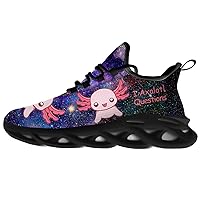 Axolotl Shoes for Women Men Road Running Walking Tennis Athletic Lightweight Sneakers Animal Shoes Gifts for Men Women