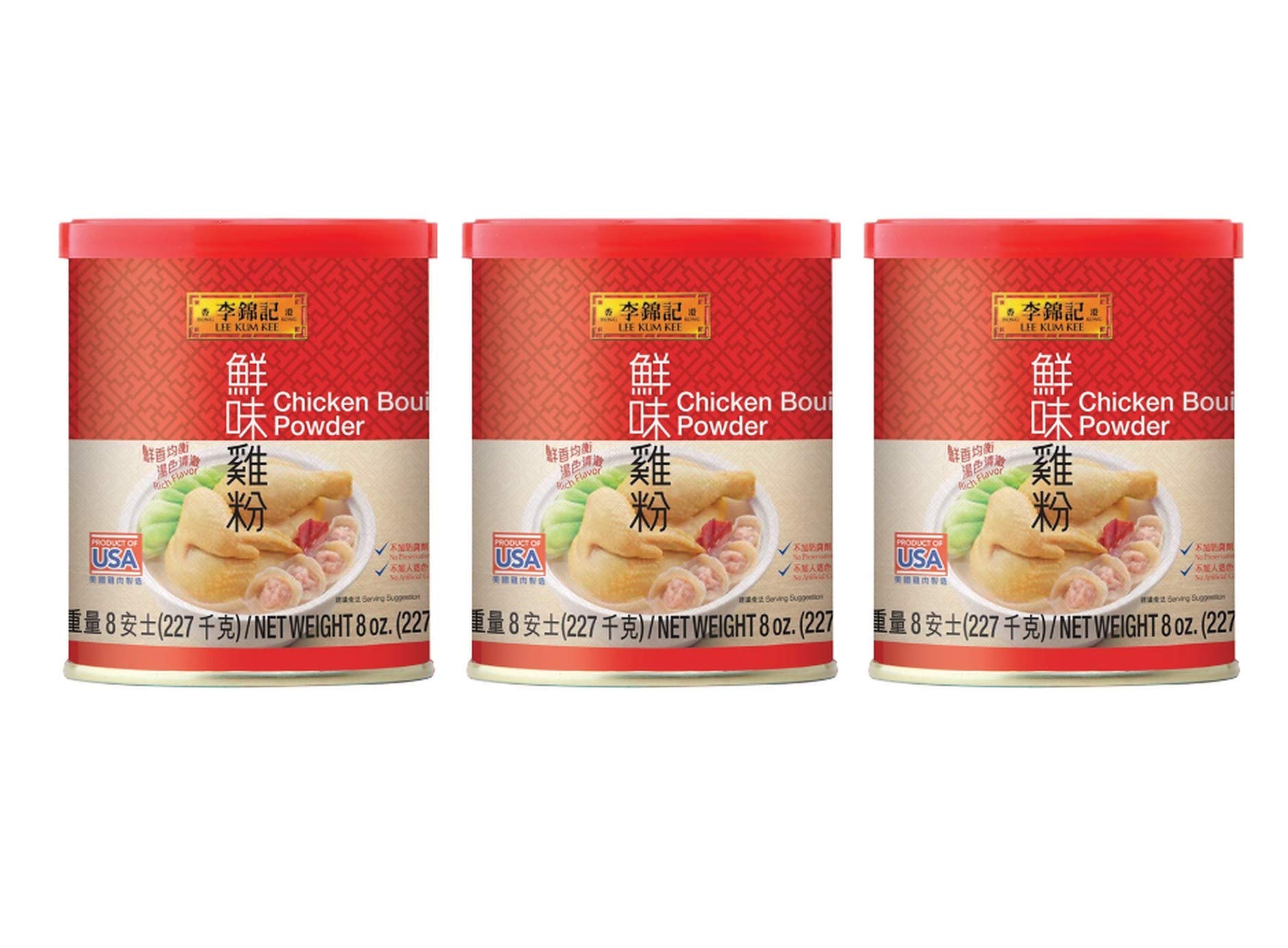 Mua Lee Kum Kee Chicken Bouillon Powder, (3 Pack, Total of 24oz) trên  Amazon Mỹ chính hãng 2023 | Giaonhan247