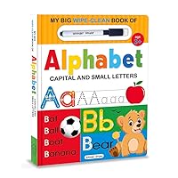 My Big Wipe And Clean Book of Alphabet for Kids: Capital And Small Letters My Big Wipe And Clean Book of Alphabet for Kids: Capital And Small Letters Board book