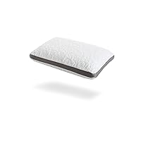 Double Airflow Ventilated Memory Foam Bed Pillow for Sleeping - 5.5-inch Breathable Cooling Medium-Loft (Standard)