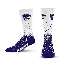 For Bare Feet Men's Spray Zone Crew Sock NCAA