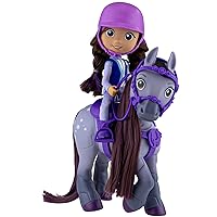 Piper's Pony Tales Doll and Pony Set, Paloma + Rayna, 6-Inch Posable Rider and 7-Inch Horse for Creative Play, Toy for Boys & Girls 3+