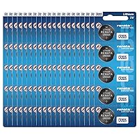 Renata CR2025 Batteries - 3V Lithium Coin Cell 2025 Battery (100 Count)