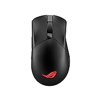 ROG Gladius III Wireless AimPoint Gaming Mouse, Connectivity (2.4GHz RF, Bluetooth, Wired), 36000 DPI Sensor, 6 programmable Buttons, ROG SpeedNova, Replaceable switches, Paracord Cable, Black