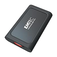Emtec 1TB X210 Elite SATA III Portable Solid State Drive (SSD) with NAND Technology ECSSD1TX210