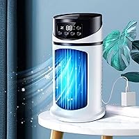 Air Cooler Coolingfan Spray Cool Airconditioning Aircooler Cooling Fan For Room Multi-Function USB Charged 5 Speeds