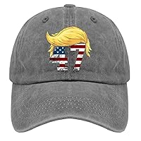 Trump 2024 Hats 45 47 Trump Hair Hats for Men Camping Trendy Trucker Women Black Fish Cap Gift Hat Slogan Hat Women