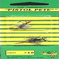 Pistol Pete Hi-Country Fishing Flies, Size 10, Gray
