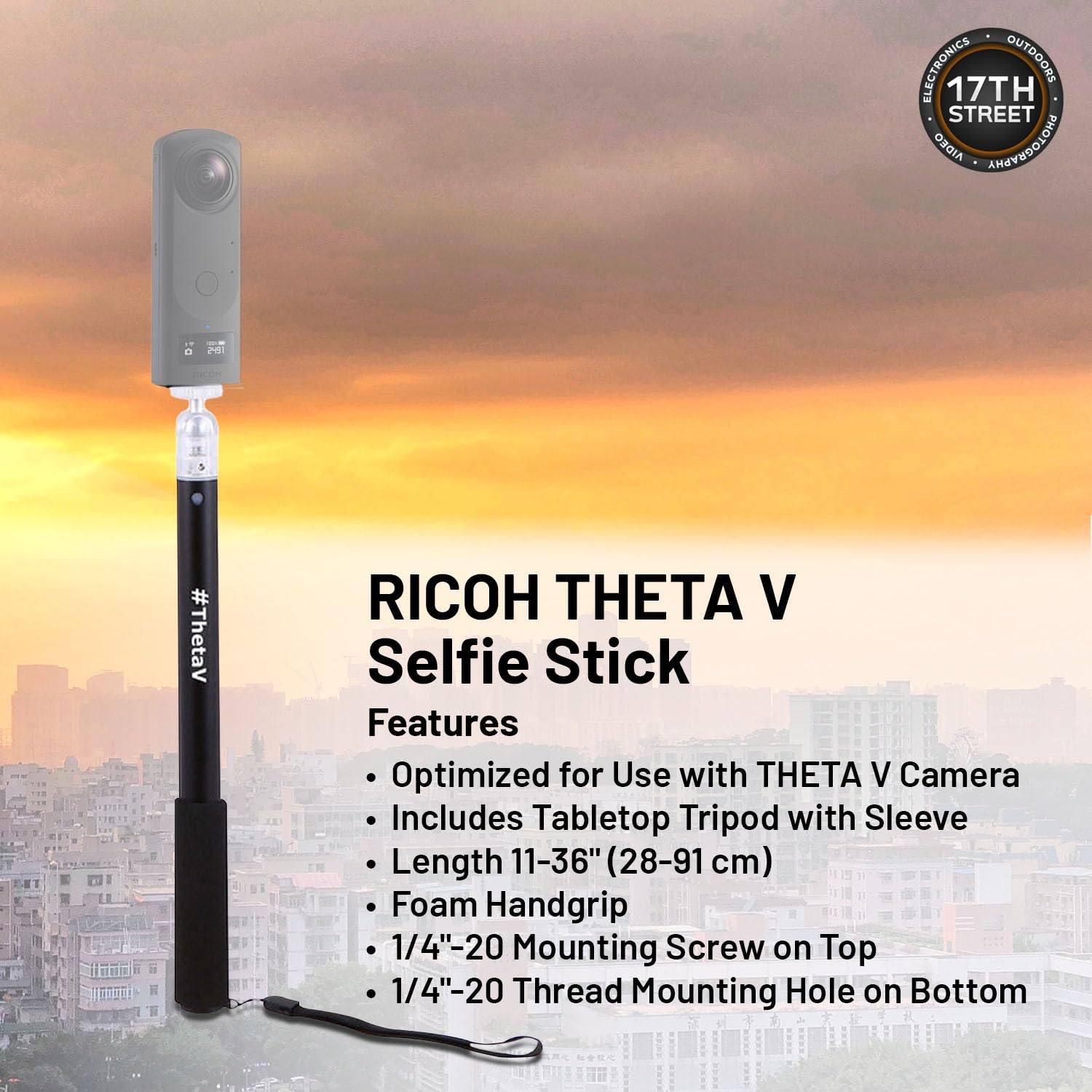 RICOH Theta Z1 360° Camera with 51GB Internal Storage | 0.93