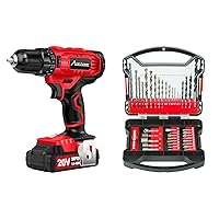 AVID POWER 20V Cordless Drill Set 320 In-lbs Torque Power Drill/Driver Kit with Drill Brush, 2 Variable Speed, 3/8'' Keyless Chuck With 41Pcs Drill Bit Set