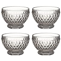 Villeroy & Boch Boston Glass Bowl Set of 4, Clear