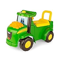 John Deere Johnny Tractor Ride-On Toy — Includes Lights and Sounds — John Deere Tractor Toys — Kids Farm Toys for 12 Months and Up
