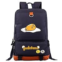 Students Gudetama Large Capacity Bags-Lightweight Novelty Bookbag Water Proof Rucksack for Youth