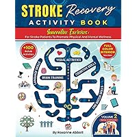 Stroke Recovery Activity Book - Full Color Interior - Innovative Exercises + 100 Practical Exercises For Stroke Patients To Promote Physical And ... Tools, Puzzles (Spanish Edition)