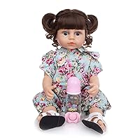 Reborn Baby Dolls, 55 cm Realistic Newborn Baby Dolls, Lifelike Handmade Silicone Doll, Baby Soft Skin Realistic, Birthday Gift Set for Kids Age 3 +