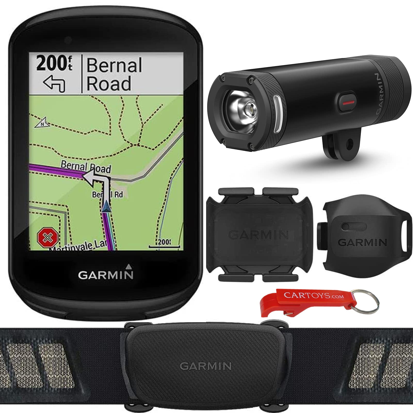 Garmin Edge 830 Bike Computer Deluxe Sensor Bundle w/Varia UT800 Smart Headlight. Performance Street & Trail GPS Touchscreen Cycling/Bike Computer,...
