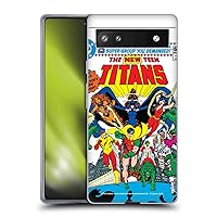 Officially Licensed Justice League DC Comics New #1 Group Teen Titans Comic Art Soft Gel Case Compatible with Google Pixel 6a
