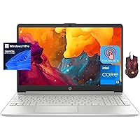 HP 2023 Newest Laptop, 15.6 inch HD Touchscreen, Intel Core i3-1215U (Up to 4.4GHz, Beats i5-1135G7), 8GB RAM, 512GB SSD, Intel UHD Graphics, WiFi, Bluetooth, HDMI, Long Battery Life, Windows 11 Home