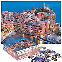 BUSCBEAR Toy 1000 Pieces Jigsaw Puzzle Game Landscape Cinque Terra