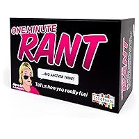One Minute Rant- The Game for People Who Love Controversy | Adult Games for Game Night | Party Games for Adults | Adult Games for 3-6 Players Ages 12+