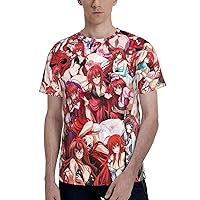 Anime Manga Helluva Boss T Shirt Mens Summer O-Neck Tops Cotton Casual Short Sleeve T-Shirts