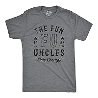 Crazy Dog Mens Funny Uncle T Shirts Sarcastic Family Tees for Guys