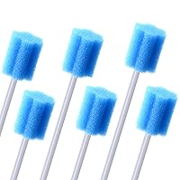 250 Pcs Disposable Mouth Swabs Sponge, BVN Oral Swabs, Oral Care Swabs Disposable, Mouth Swabs, Unflavored and Sterile Disposable Dental Swabsticks for Mouth Cleaning, Blue