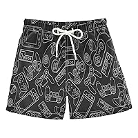 Summer Beach Shorts for Boy,Kid Swim Shorts Boy Swim Trunks Knee Length Board Short 3-14 Years