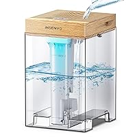 Humidifier 7.5L for Bedroom, Anti-leak Design&Top Fill, Ultrasonic Cool Mist Air Humidifers Indoor for Baby&Plants, Disassemble&Clean Easily, Visualized Outlook, Auto Shut-off, Wood Pattern