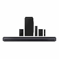 HW-Q910C 9.1.2ch Soundbar w/ Wireless Dolby Audio, Rear Speaker Included, Q-Symphony, SpaceFit Sound Pro, Adaptive Sound, Game Mode Pro, Airplay 2 with Alexa Built-In