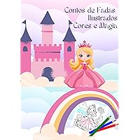 CONTO DE FADAS ILUSTRADOS: CORES E MAGIA (Portuguese Edition)