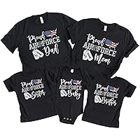 Personalized Proud Air Force Family Shirt, Air Force Mom Shirt, Military Family Shirts, Troops Shirt, U.S Airman, Air Force Graduation Tee