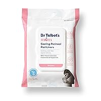 Dr. Talbot’s Mom Perineal Pad Liners: Postpartum Recovery - Instant Cooling After Vaginal Delivery, Infused with Witch Hazel for Inflammation