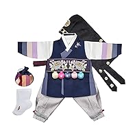 Hanbok Boy Baby Korea Traditional Clothing Dol First Birthday Party 1 Age OSNA01, Navy, Medium