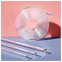 20mm × 2 Meter Furniture Edge Protection Strips, Baby proofing Corner Guards Clear Pre-Tape Adhesive Bumper Strip