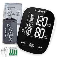 Blood Pressure Monitors for Home Use, Automatic Upper Arm Blood Pressure Monitor with XXL Cuff (9''-24'') and Large Cuff (9''-17'')