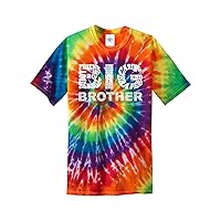 Threadrock Big Boys' Big Brother Typography Youth Tie Dye T-Shirt