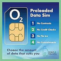 $45 Sims4Travel Prepaid O2 UNLIMITED Data Plan. Unlimited 5G Data for use in the UK (Valid for 30 Days from Activation). Easy to Renew. (3-in-1 SIM Card). Stay connected whilst in the UK.