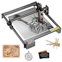 ATOMSTACK A5 Pro Commercial Laser Engraver, 5W Output Power Laser Cutter,  40W Laser Engraving and Cutting Machine for Metal and Wood, Leather