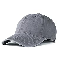 Men Women Plain Cotton Adjustable Washed Twill Low Profile Baseball Cap Hat(A1008)